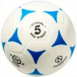 Minge fotbal PROSPORT alb cu albastru