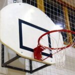 Panou baschet fibra sticla montat pe perete