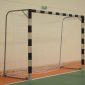Poarta handbal otel fixare pe teren cu plasa