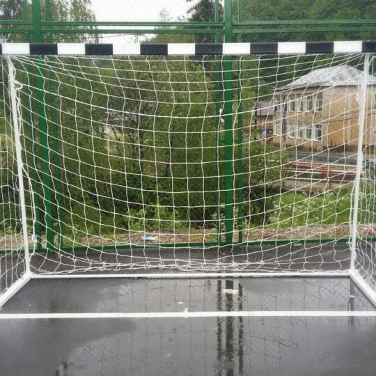 Poarta handbal otel fixare pe teren - imagine 3