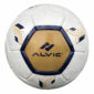 Minge fotbal ALVIC Pro culoarea alba cu design maro si negru