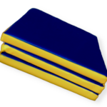 saltea gimnastica pliabila husa PVC albastra, pliatasaltea gimnastica pliabila husa PVC albastra, pliata