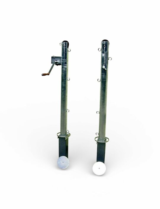 stalpi combinati cu prize aluminiu Stalpi combinati fixare prize