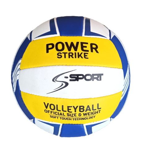 MINGE VOLEI S-sport design albastru alb galben