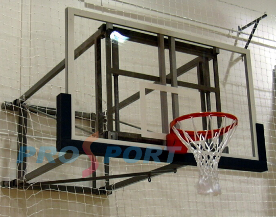 consola baschet pliabila reglabilacu panou de policarbonat, inel plasa si protectie anticoliziune