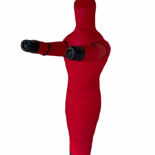 manechin lupte 1 picior PTP culoarea rosie