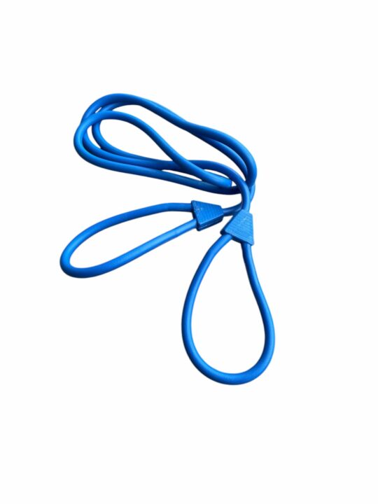 coarda elastica culoarea albastra