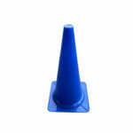 jalon conic inchis culoarea albastra