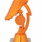 Figurina F012 gheata de fotbal bronz