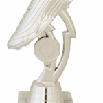 Figurina F011 gheata de fotbal argintie