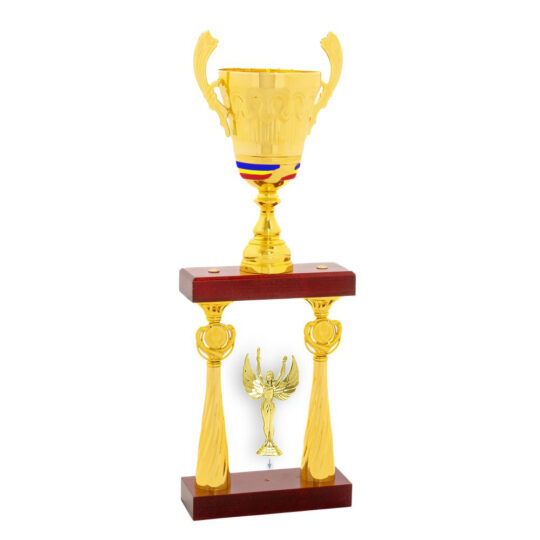 Cupa tricolor RO06 cu figurina reprezentativa