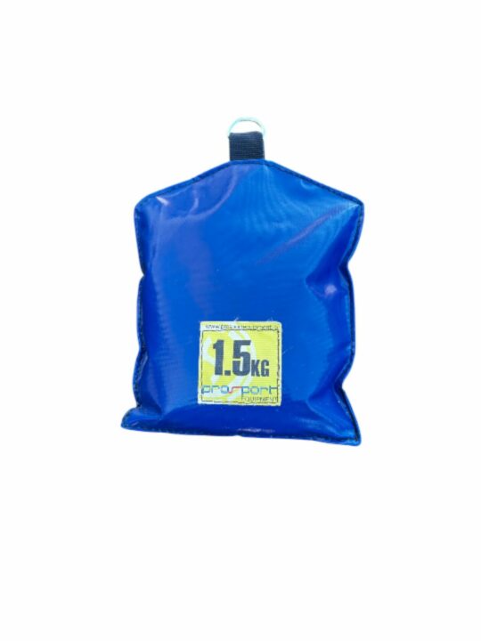 saculet cu nisip 1,5kg culoarea albastra